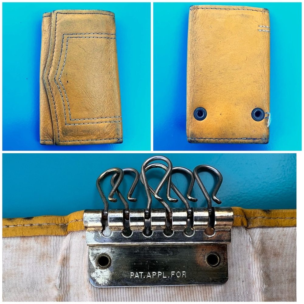 vintage Rolfs cowhide key wallet